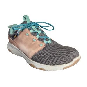 Teva Shoes Size 9 Gateway Low Waterproof Hiking Womens Burnt Olive Light Brown